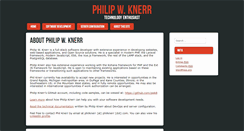 Desktop Screenshot of philknerr.com