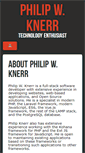 Mobile Screenshot of philknerr.com