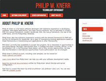 Tablet Screenshot of philknerr.com